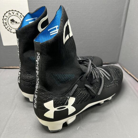 Under Armour C1N MC 3022659-001 Shine thru The Shade Black/white Men Sz 9.5 NEW